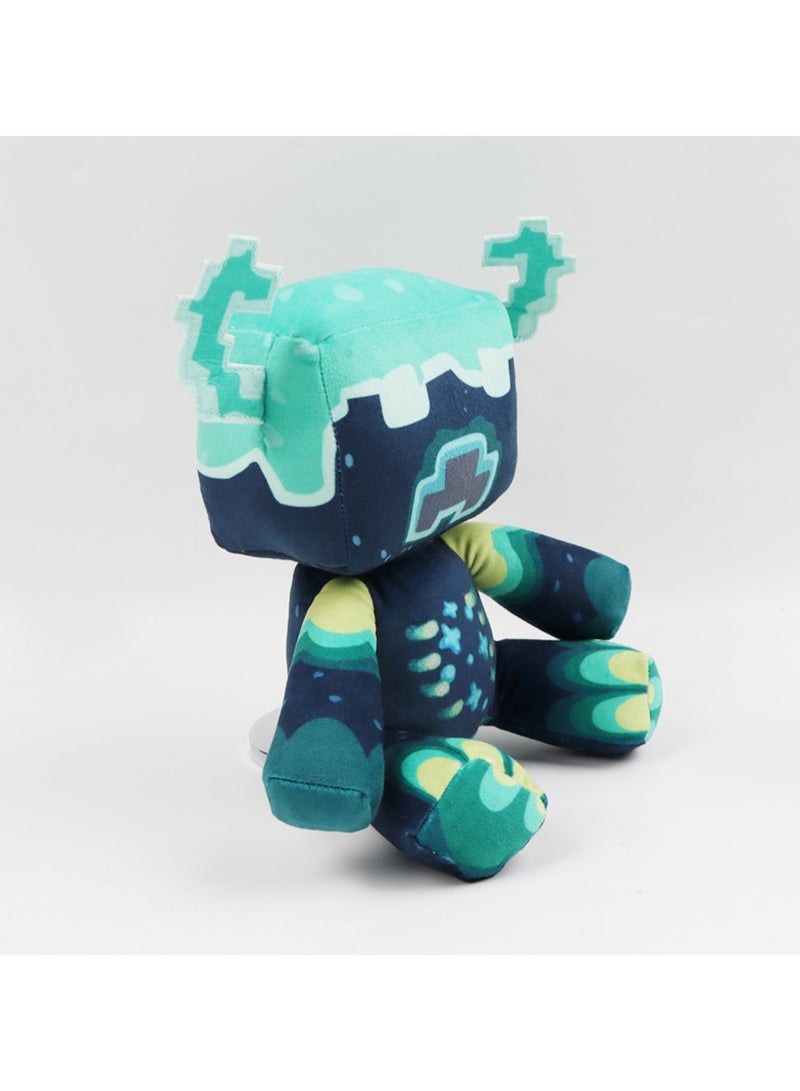 25 CM Cute Game Characters Cube Man Plush Toy Soft Stuffed Doll For Girls And Boys All Ages Gift - Image 4